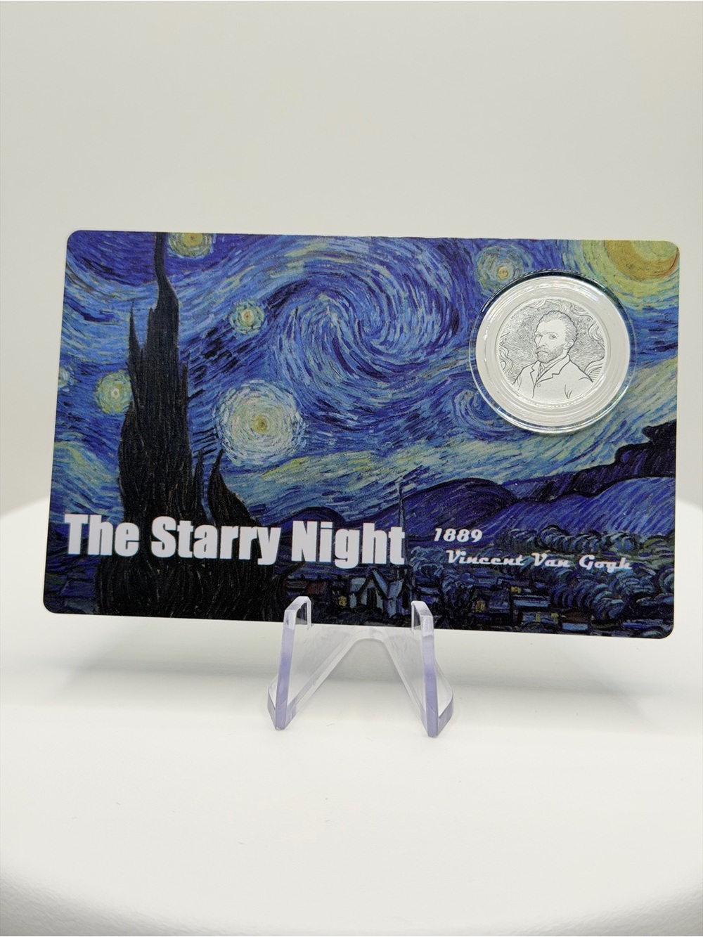 2026 Republic of Liberia 1Dollar Vincent Van Gogh Starry Night 1/1000oz